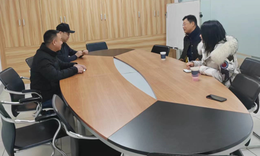 访企拓岗:软件工程系深入调研保定市安科电气有限公司