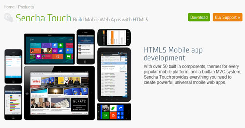 HTML5移动开发必备:10大顶级移动APP开发框架推荐