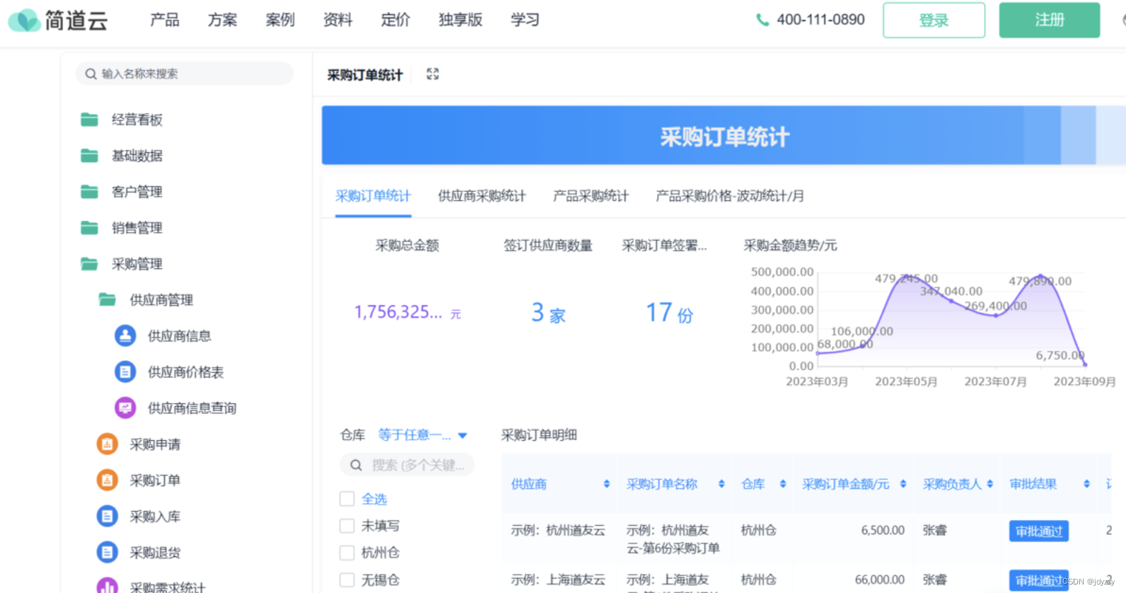 扫码出入库仓库管理软件,支持库存预警与货架号摆放