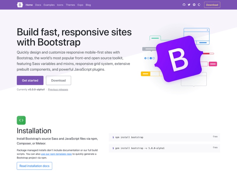 Bootstrap 5.0 大版本更新:全球流行前端开源UI工具包全新升级