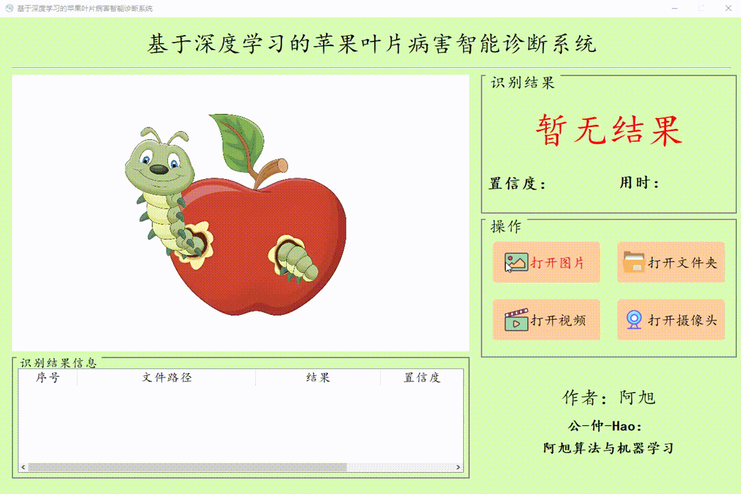基于YOLOv8深度学习的苹果叶片病害智能诊断系统:Python源码、Pyqt5界面、数据集与训练代码实战