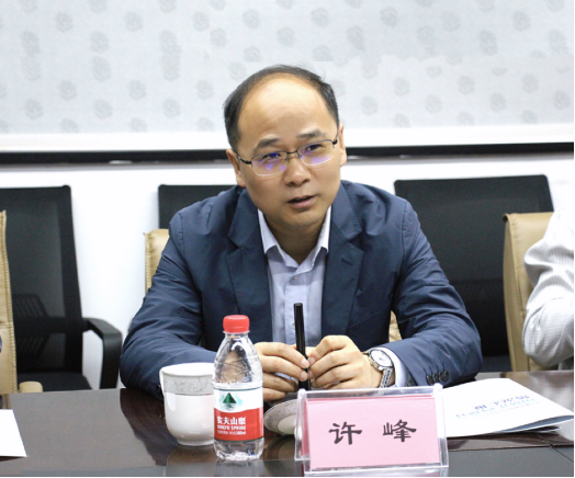 省建设厅副厅长许峰调研浙江新诚信&浙江量驰科技,指导企业发展