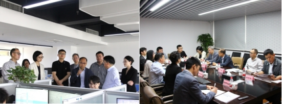 省建设厅副厅长许峰调研浙江新诚信&浙江量驰科技,指导企业发展